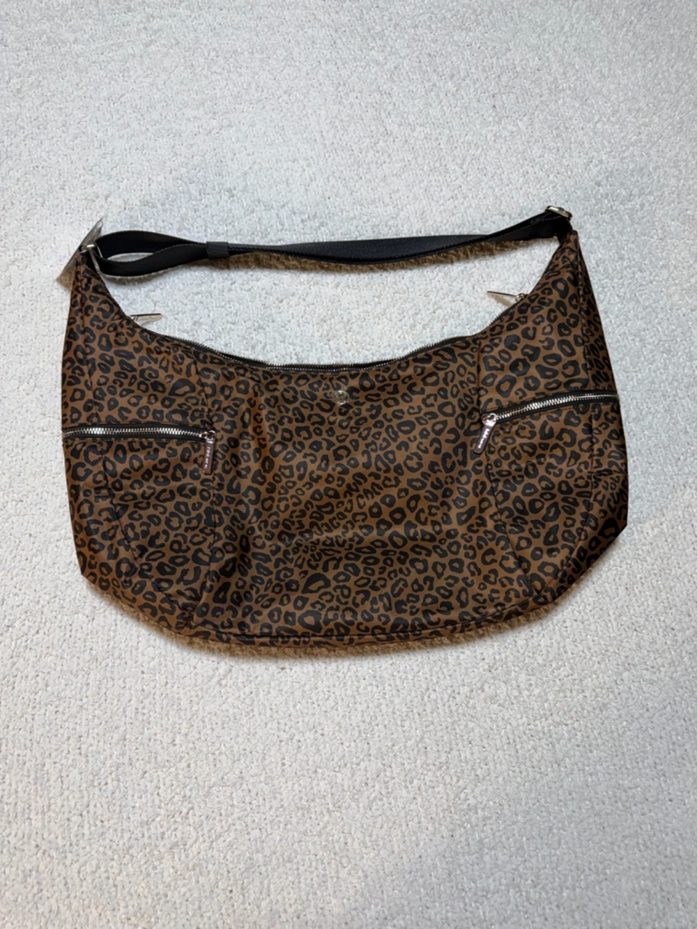 Lululemon Large Slouchy Sling Bag Leopard Print NWT